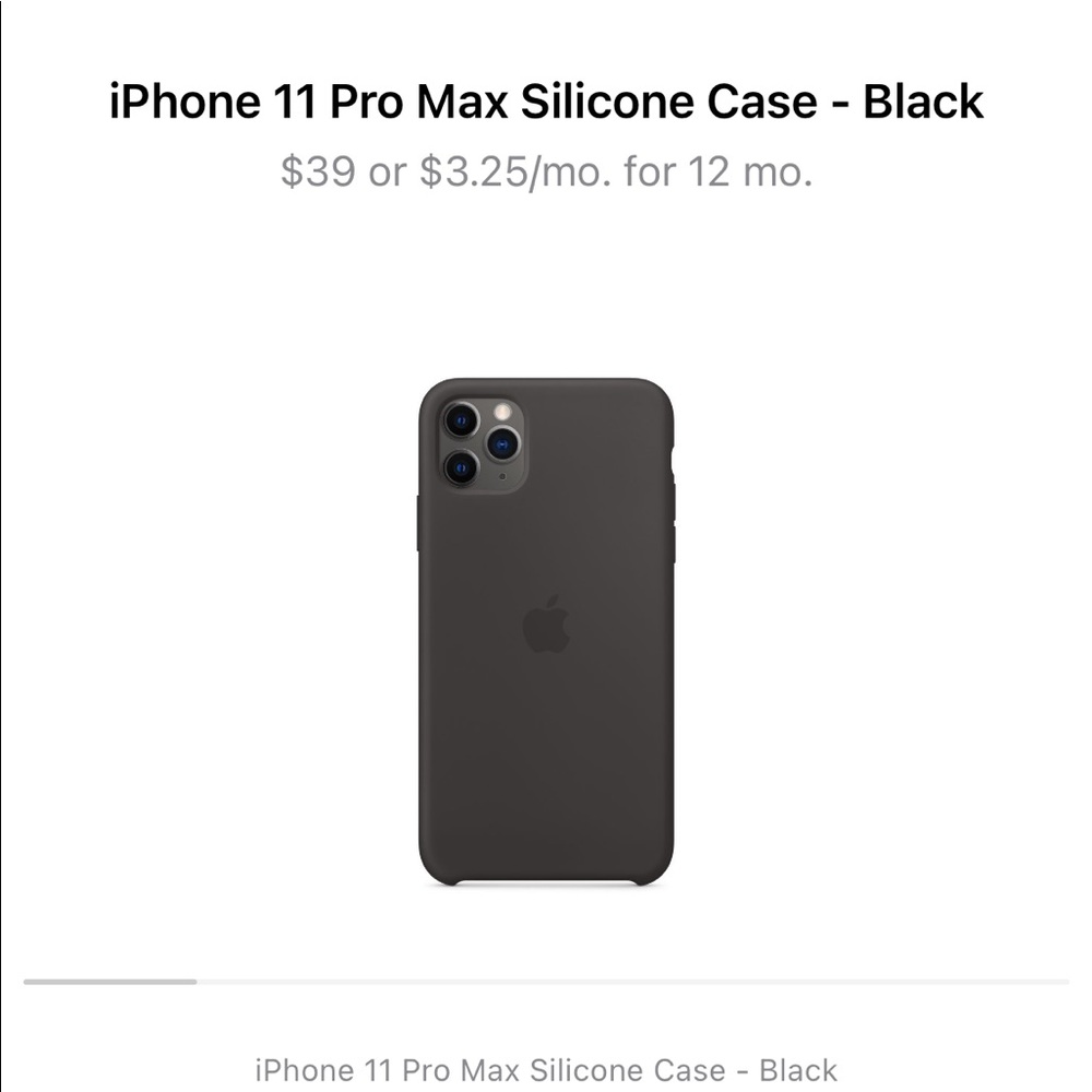 iPhone 11 Pro Max Silicone case Apple brand